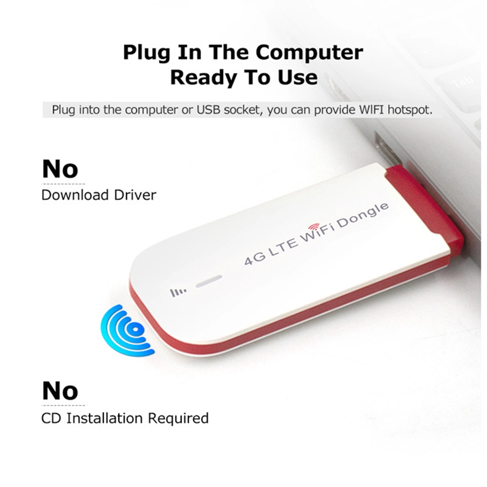 Portable 3G 4G LTE USB Modem Wireless Mini Ufi Dongle Pocket WiFi Router with SIM Card Slot