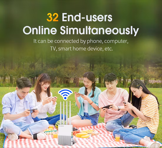 Comfast CF-E3 300Mbps 4 antenne 3G 4G LTE Router WiFi 4G con slot per scheda SIM